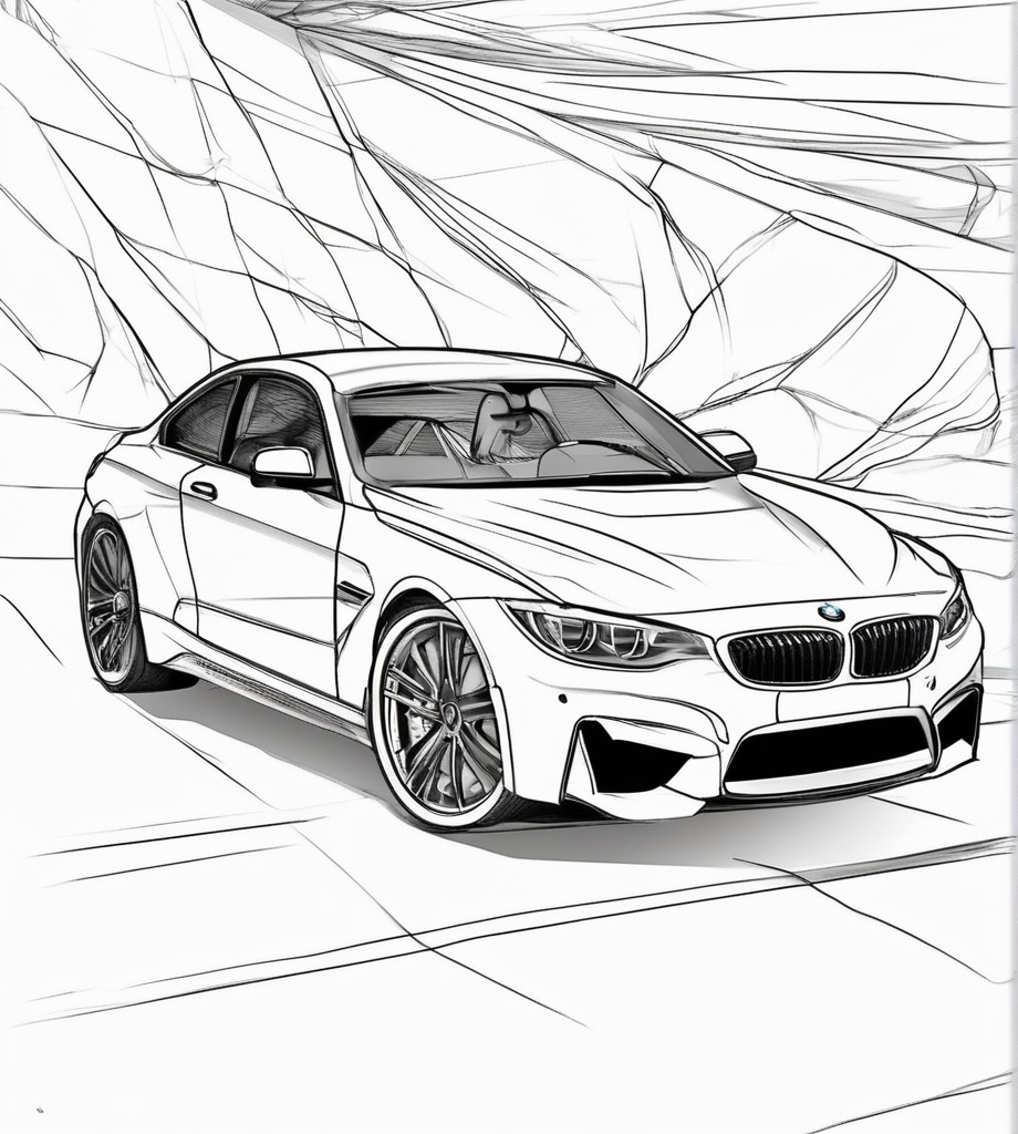 Hızlı BMW Boyama Sayfası