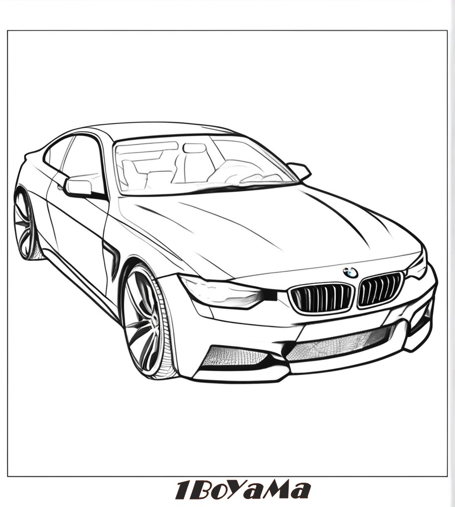 BMW M5 Boyama Sayfası