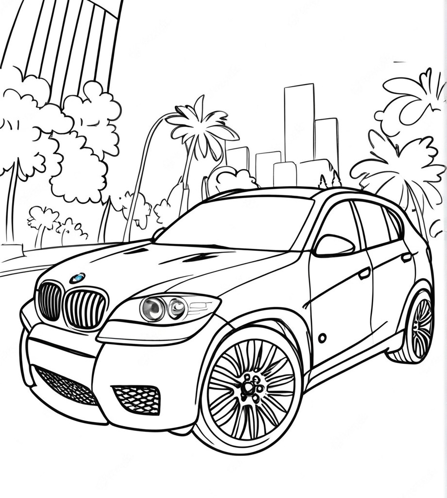 BMW SUV Boyama Sayfası