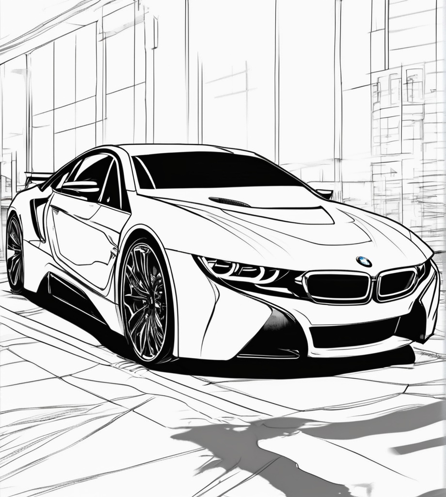 BMW i8 Boyama Sayfası