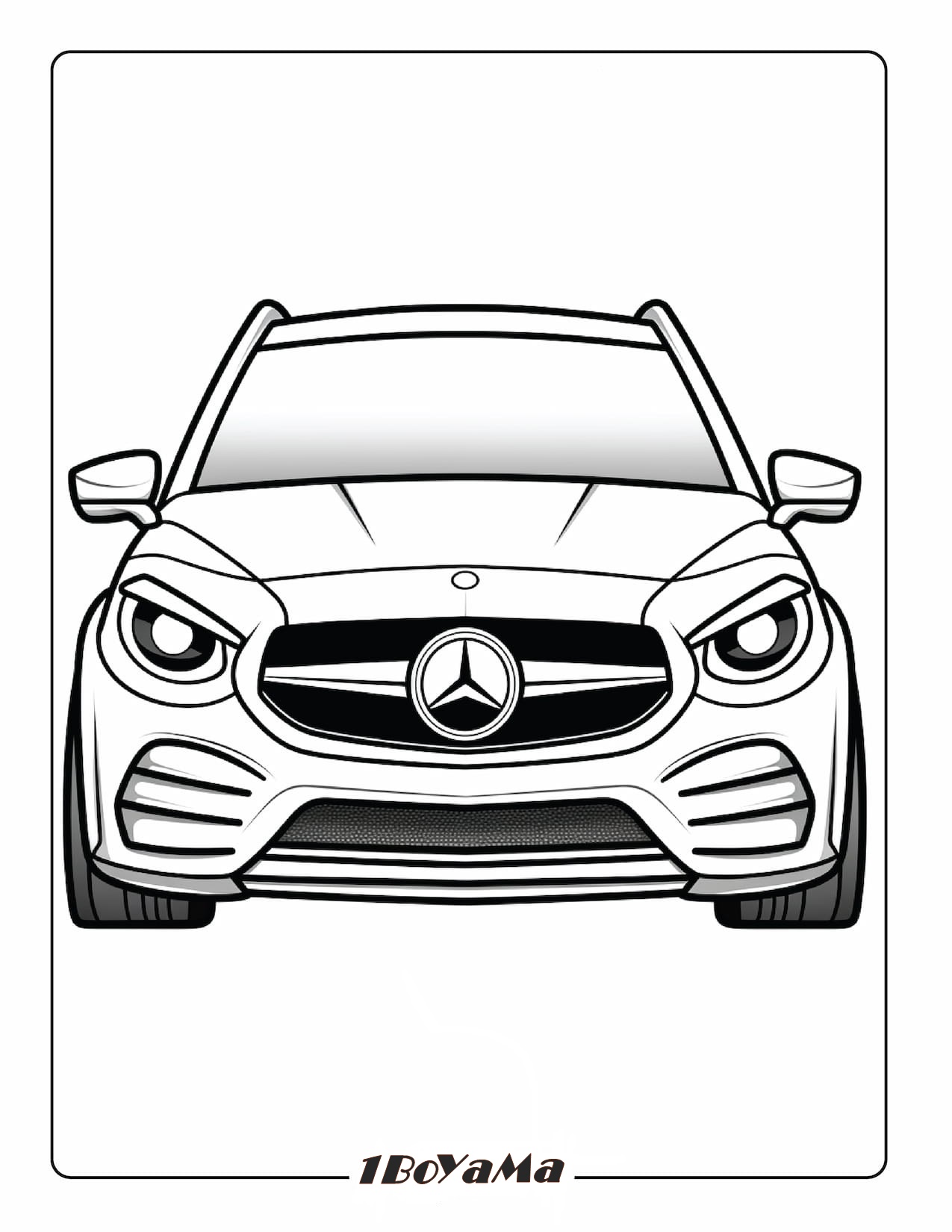 Mercedes SUV Boyama Sayfası