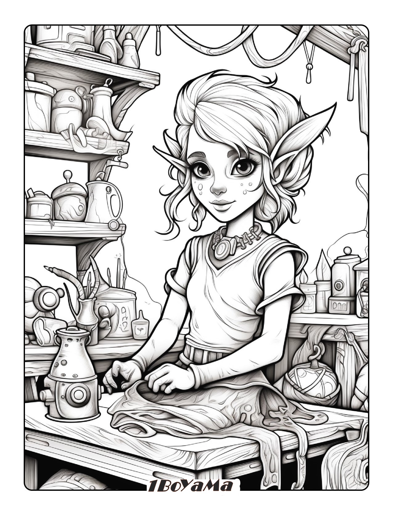 Anne Elf Boyama Sayfası