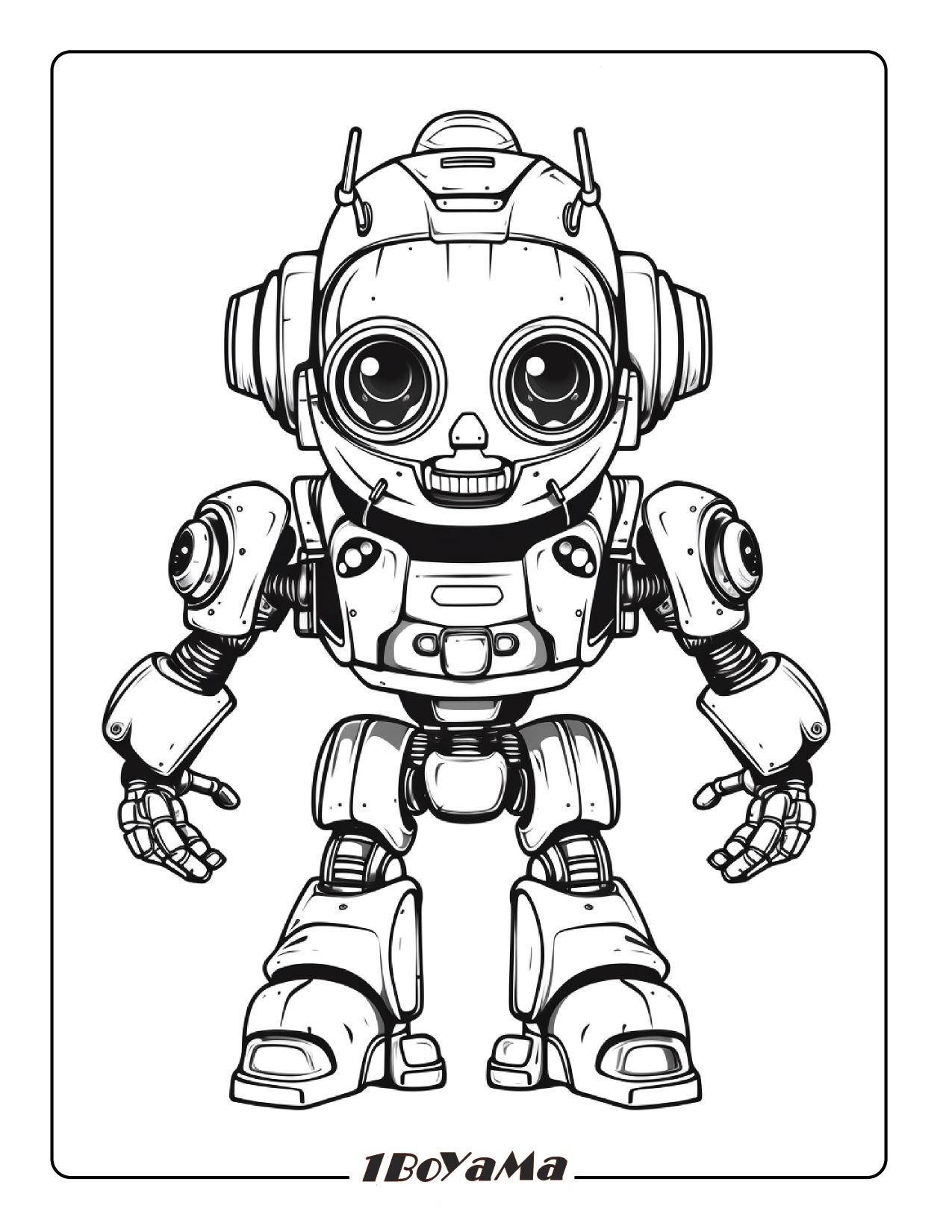 Robot Boyama Sayfaları. Ücretsiz 26 Eşsiz Robot Boyama – Yazdır