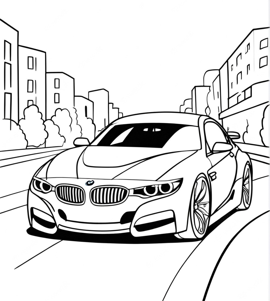 Kolay Bmw Boyama Sayfası