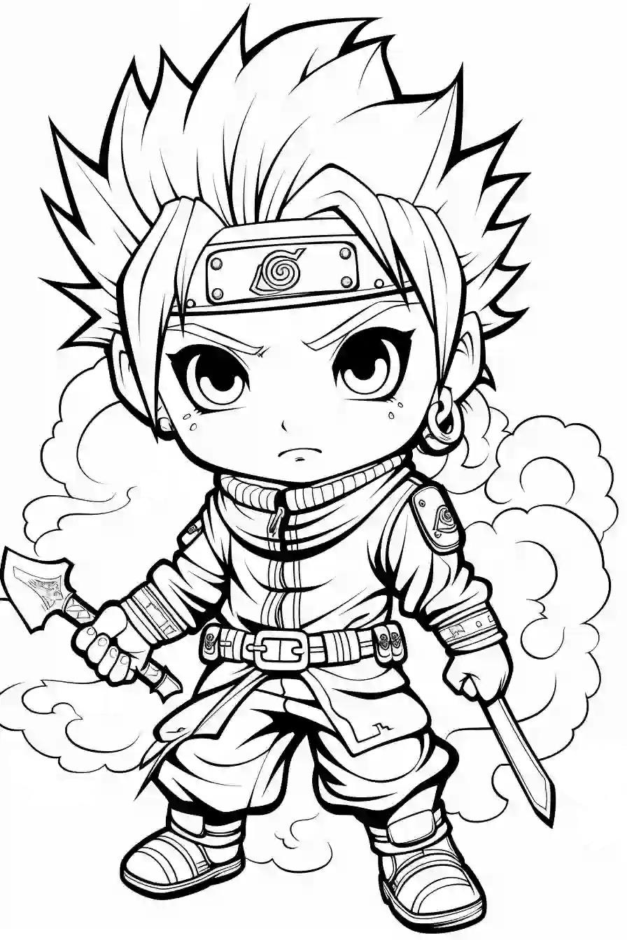 Küçük Naruto Boyama Sayfası