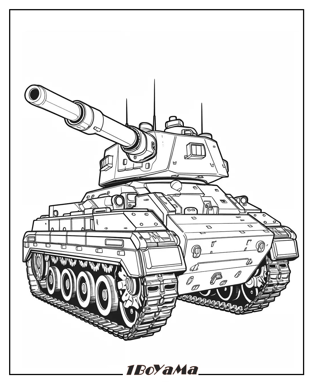 Leopar 2 Tankı Boyama Resmi