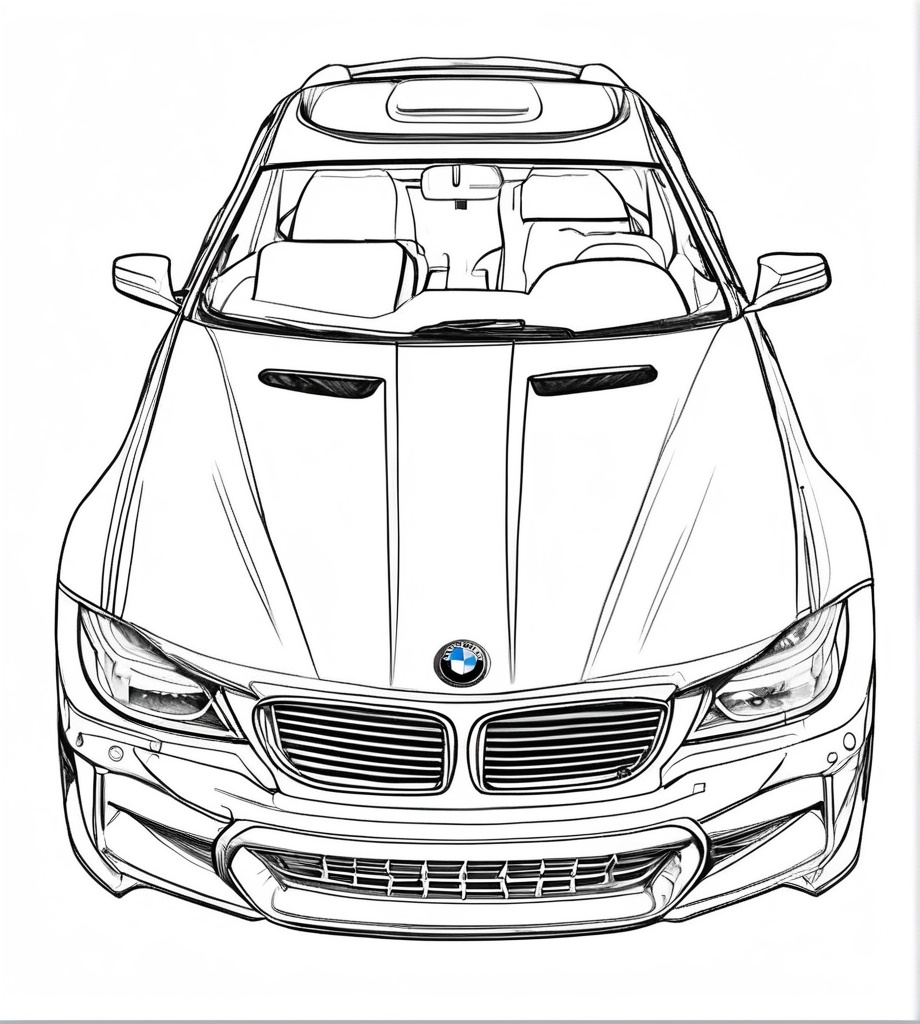 Lüks Bmw Boyama Sayfası