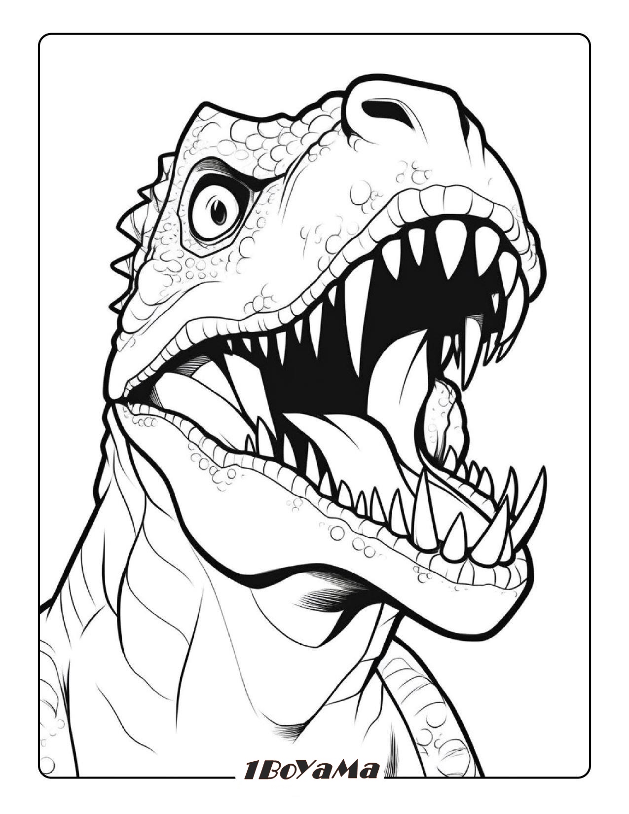 T-rex Boyama Sayfası Yeni