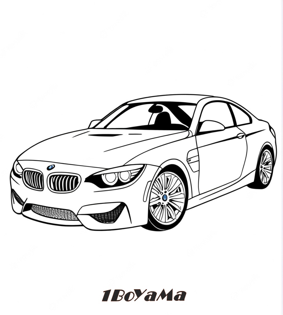Yüksek kaliteli BMW Boyama Sayfası